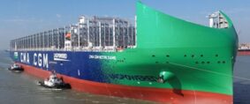 CMA CGM recibió nuevo buque a GNL de 24.212 TEUs