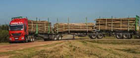 Camiones Tritrenes a prueba en Uruguay