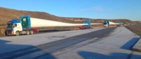 DHL completó el traslado de aerogeneradores a Tierra del Fuego