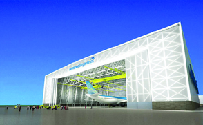 Hangar aerolineas Chica