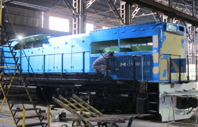 Locomotora construccion