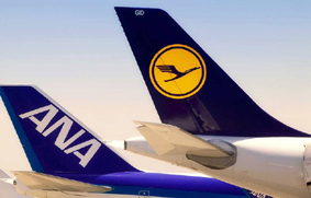 Lufthansa y ANA  chica