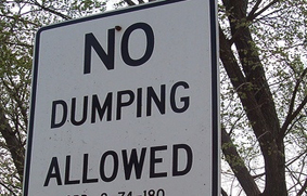 No dumping