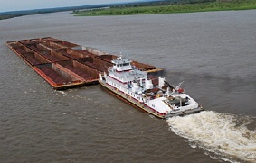 transporte fluvial de
