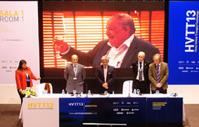 Las autoridades internacionales homenajearon al presidente anterior del IFRTT, Anders Lundström