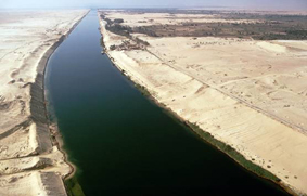El canal de Suez
