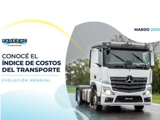 Costos de transporte cierran marzo con alza del 10,15%