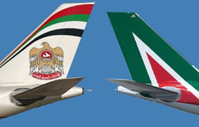 etihad alitalia chica