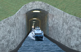 tunel barcos