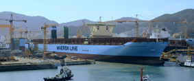 El nuevo Triple E de Maersk navegará liviano