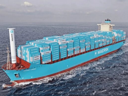 Maersk probará una vela rotor en un portacontenedores