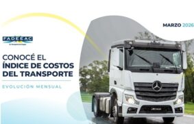 Costos de transporte cierran marzo con alza del 10,15%