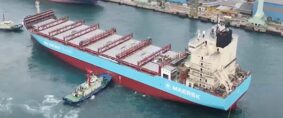 Maersk muestra su nuevo buque de combustible dual